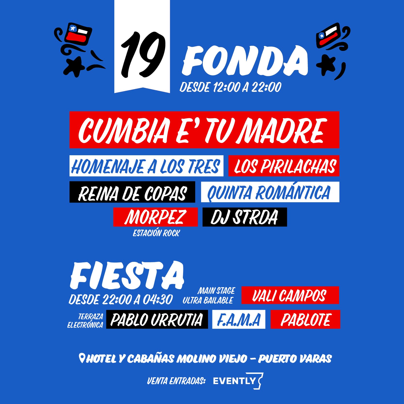 19 SEPTIEMBRE // LA GRAN FONDA DEL LAGO // PUERTO VARAS image}